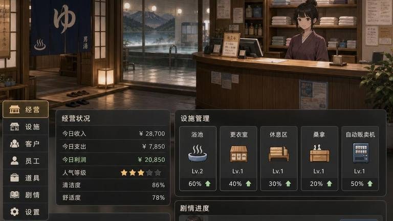 背德浴场 剧情互动 场景图 1