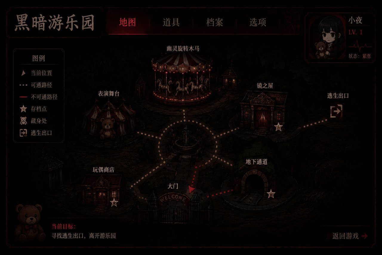 黑暗游乐园 章节事件 场景图
