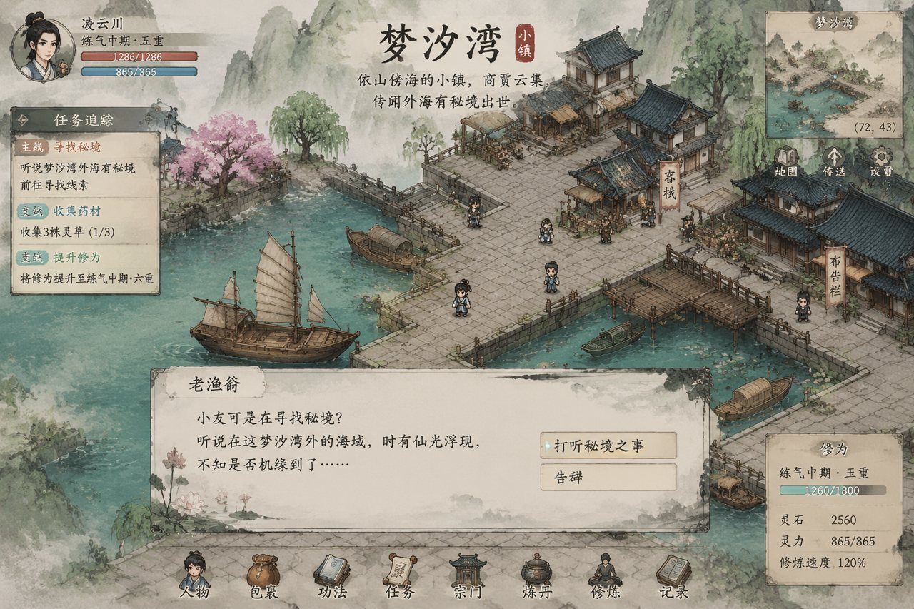 谪仙索欢录 探索场景 资料图 1