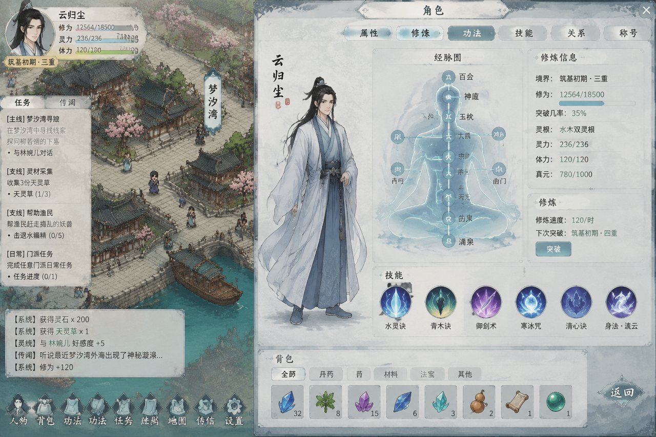 谪仙索欢录 场景演出 演示图 2