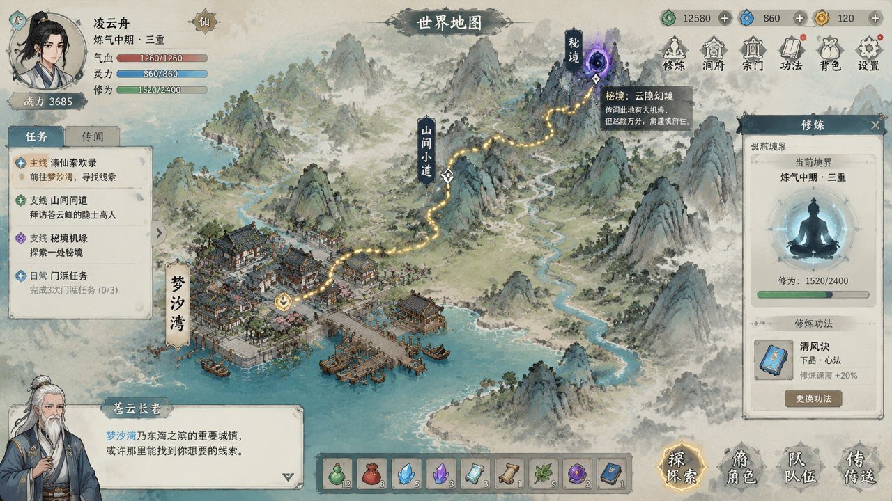 谪仙索欢录 主线事件 实机截图 4