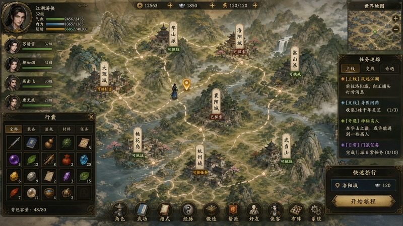 金庸群侠传5爱与死仙狐MOD六周年 玩法展示 页面配图 1